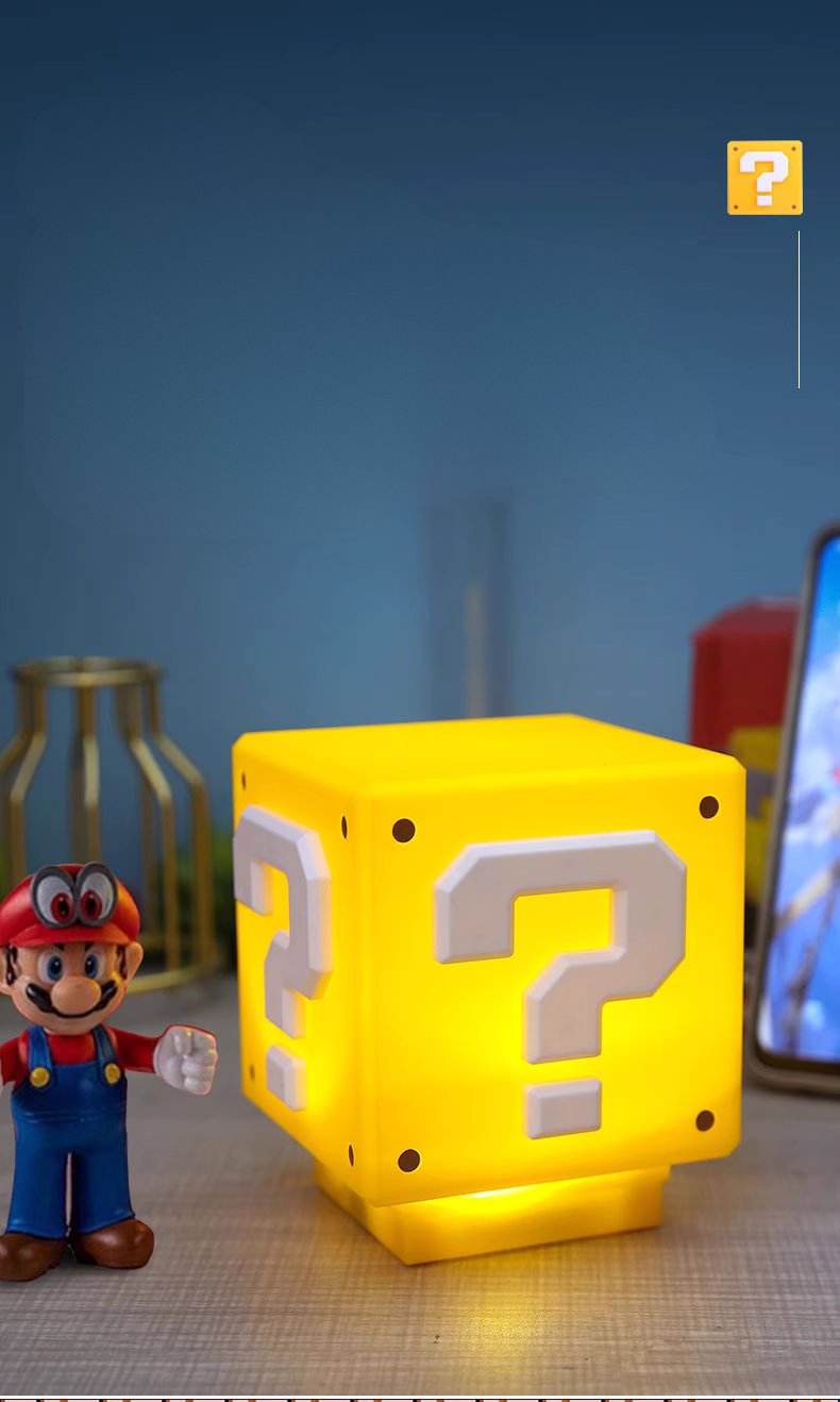 PowerBlock™ Retro Question Block LED Lamp