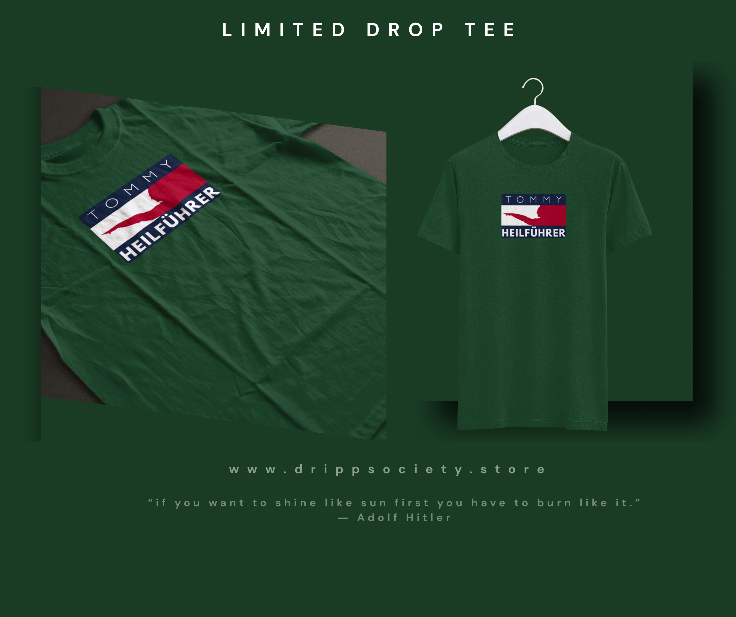 Tommy Heilfuhrer – Third Reich Reject Oversized Tee