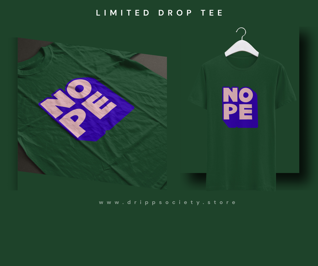NO PE- Limited drop Tee